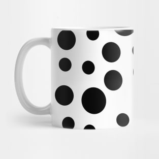 Black Polka Dots Mug